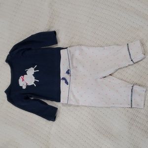 Poodle Onsie Outfit (6-9month)
